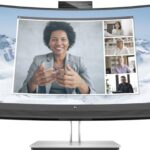 HP E34m G4 34" | 3440x1440 VA | 75Hz | Curved | USB-C | Webcam, Microphone & Speakers | Conferencing Monitor | Ergonomic Design