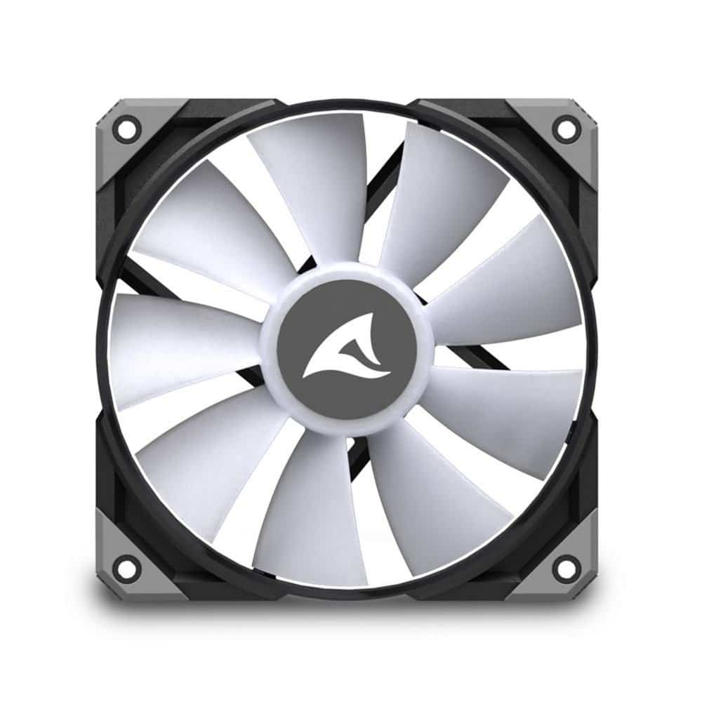 Sharkoon S70 rgb Computer behuizing, Processor Alles-in-één vloeistofkoeler 12 cm Zwart 1 stuk(s) – 13