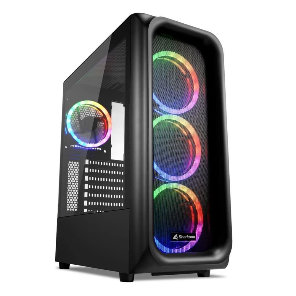Sharkoon TK5M RGB ATX Desktop Zwart – 0 Sharkoon TK5M RGB ATX Desktop Zwart – 0