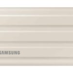 Samsung T7 Shield | Externe SSD | 1TB | USB 3.2 Gen2 | 1.050MB/s Lezen | 1.000MB/s Schrijven | Beige