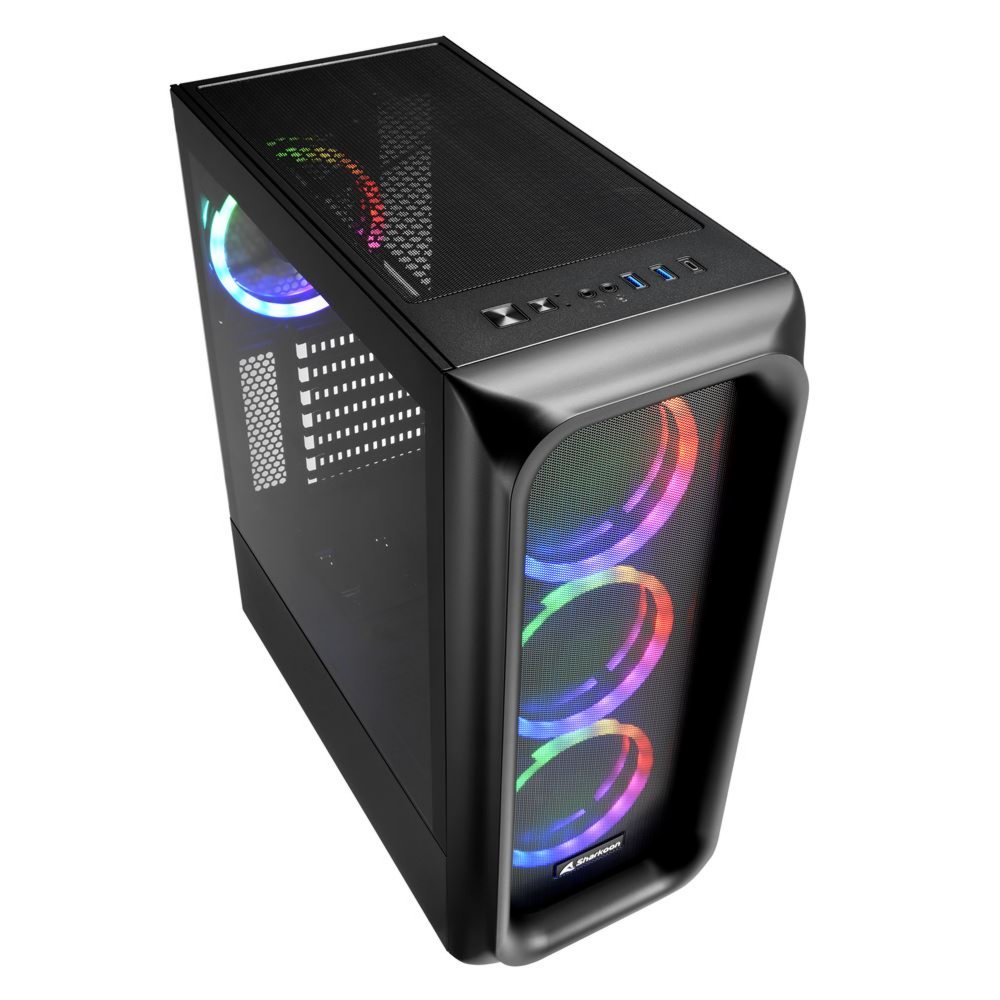 Sharkoon TK5M RGB ATX Desktop Zwart – 2 Sharkoon TK5M RGB ATX Desktop Zwart – 2