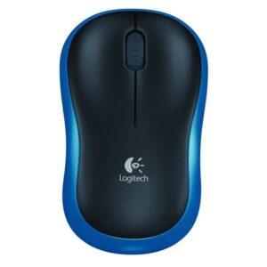 Logitech M185 | Draadloze Muis | Links- en Rechtshandig | RF | 1000 DPI | Zwart/Blauw