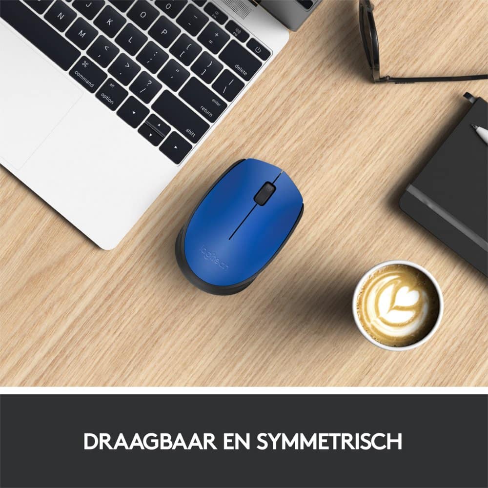 Logitech M171 muis Ambidextrous RF Draadloos Optisch 1000 DPI – 3