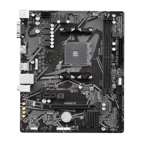 Gigabyte A520M K V2 moederbord AMD A520 Socket AM4 micro ATX – 0 Gigabyte A520M K V2 moederbord AMD A520 Socket AM4 micro ATX – 0