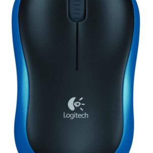 Logitech M185 | Draadloze Muis | Links- en Rechtshandig | RF | 1000 DPI | Zwart/Blauw
