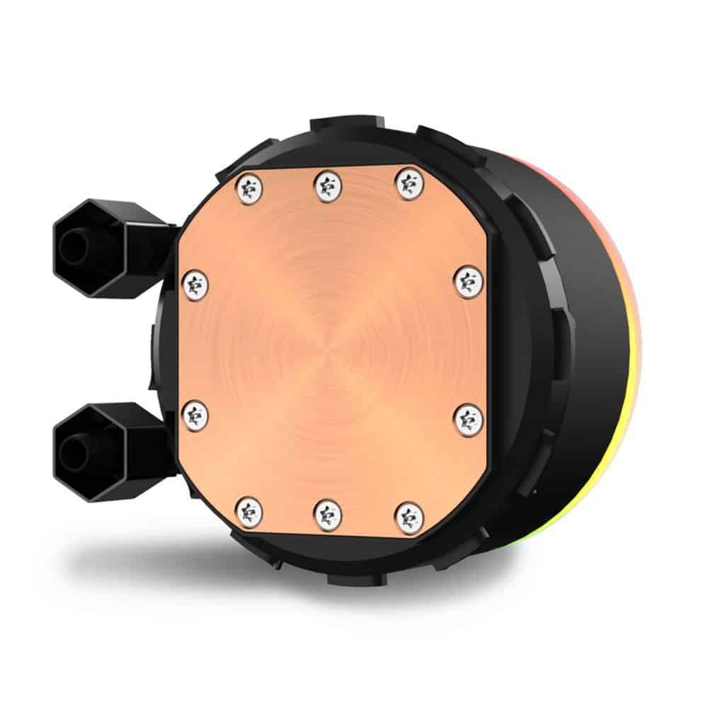 Sharkoon S70 rgb Computer behuizing, Processor Alles-in-één vloeistofkoeler 12 cm Zwart 1 stuk(s) – 12