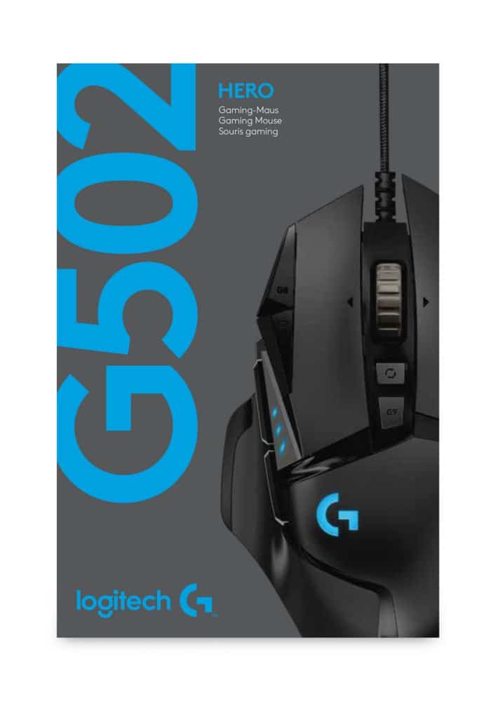 Logitech G502 Hero muis Rechtshandig USB Type-A Optisch 16000 DPI – 5 Logitech G502 Hero muis Rechtshandig USB Type-A Optisch 16000 DPI – 5