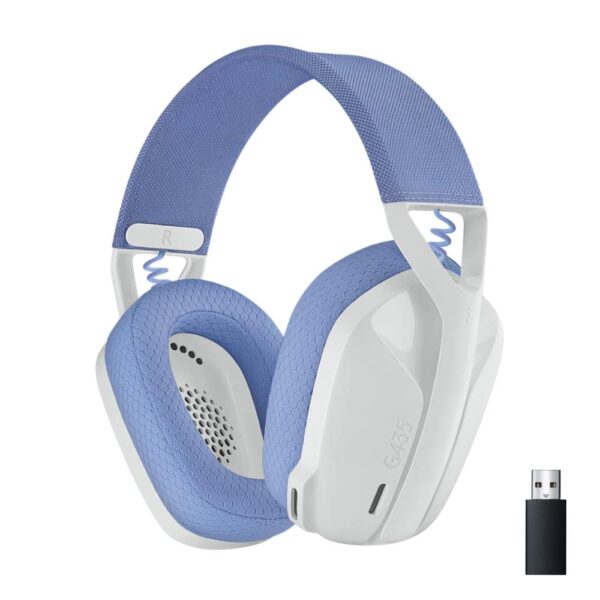 Logitech G G435 Headset Draadloos Hoofdband Gamen Bluetooth Wit – 0 Logitech G G435 Headset Draadloos Hoofdband Gamen Bluetooth Wit – 0