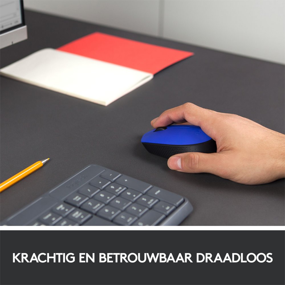 Logitech M171 muis Ambidextrous RF Draadloos Optisch 1000 DPI – 2