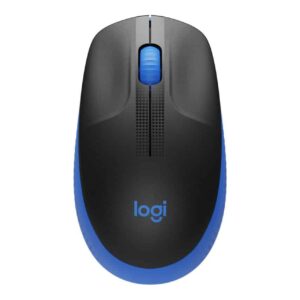 Logitech M190 | Draadloze Muis | Links- en Rechtshandig | RF | 1000 DPI | Zwart/Blauw