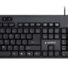 Gembird KBS-UM-04 toetsenbord USB QWERTY Amerikaans Engels Zwart – 0