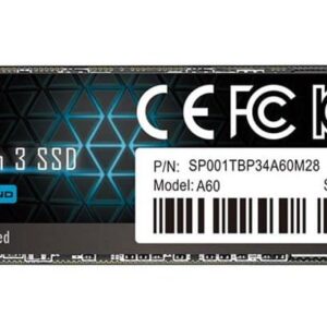 Silicon Power A60 | 1TB NVMe SSD | M.2 Gen3 | 2.200MB/s Lezen | 1.600MB/s Schrijven