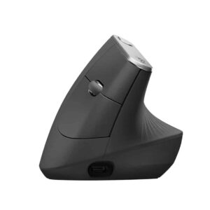 Logitech MX Vertical | Ergonomische Draadloze Muis | Rechtshandig | RF + Bluetooth | 4000 DPI | Zwart/Zilver
