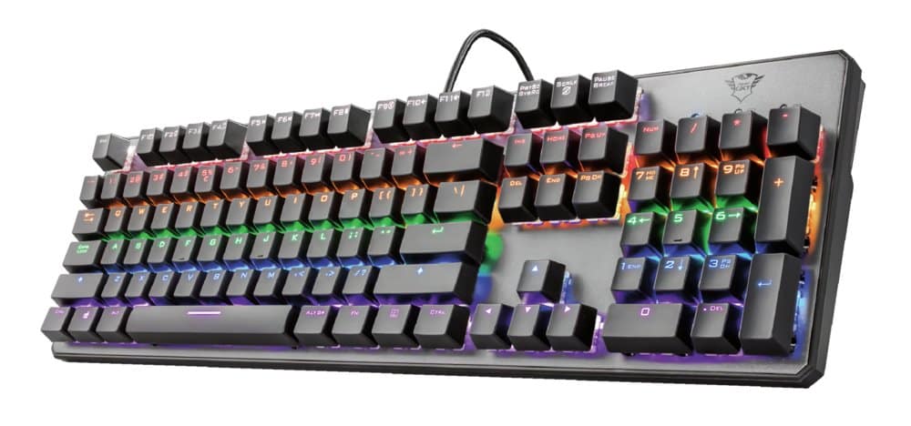 Trust GXT 865 Asta – Gaming Toetsenbord – Mechanisch – Qwerty – Zwart – 0 Trust GXT 865 Asta – Gaming Toetsenbord – Mechanisch – Qwerty – Zwart – 0