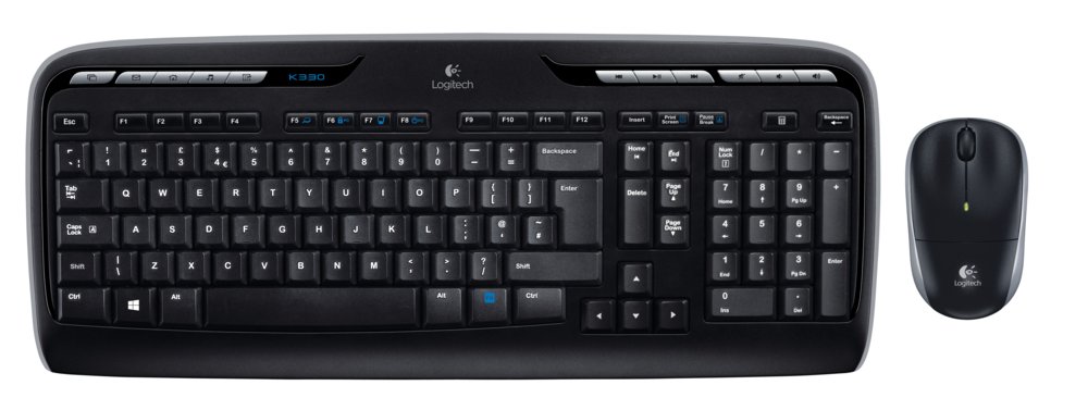 Logitech MK330 toetsenbord RF Draadloos QWERTY US International Zwart – 0 Logitech MK330 toetsenbord RF Draadloos QWERTY US International Zwart – 0