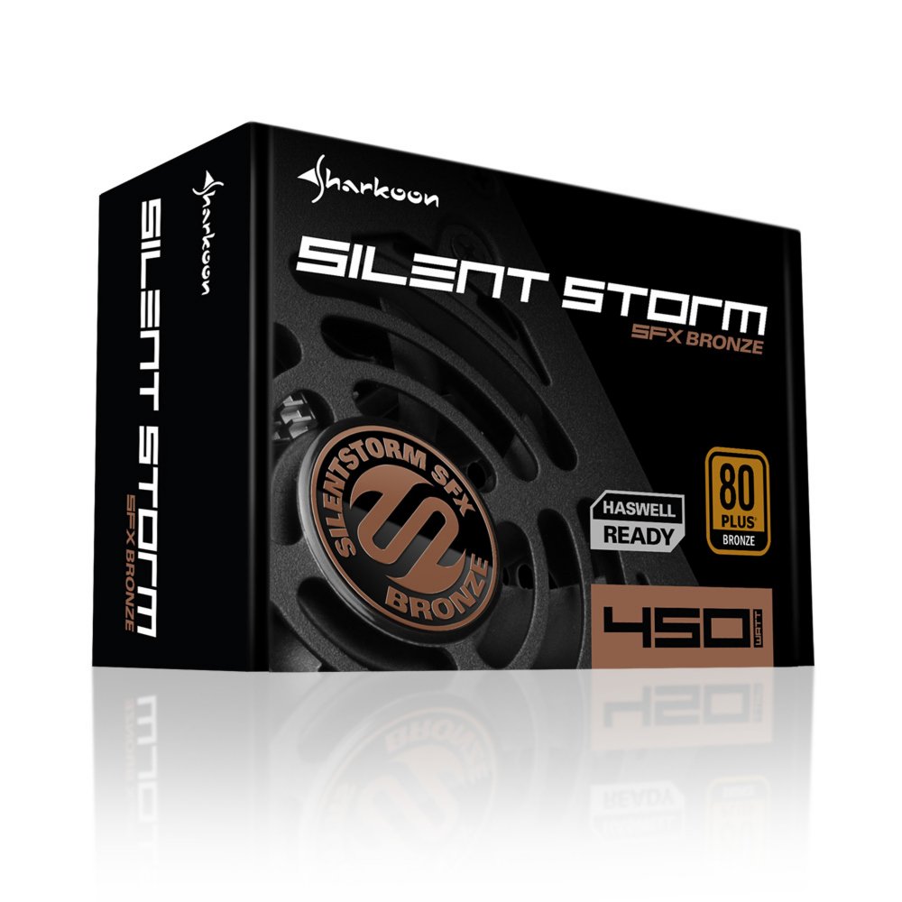 Sharkoon SilentStorm SFX Bronze power supply unit 450 W 20+4 pin ATX Zwart – 2
