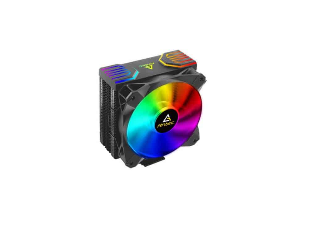 Antec A400 RGB Processor Koeler 12 cm Zwart, Koper, Metallic – 0 Antec A400 RGB Processor Koeler 12 cm Zwart, Koper, Metallic – 0