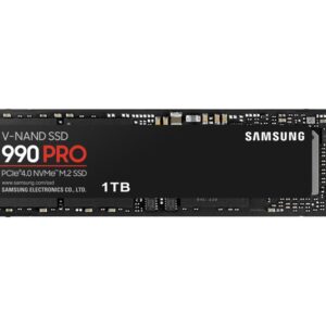 Samsung 990 PRO | 1TB NVMe SSD | M.2 Gen4 | 7.450MB/s Lezen | 6.900MB/s Schrijven