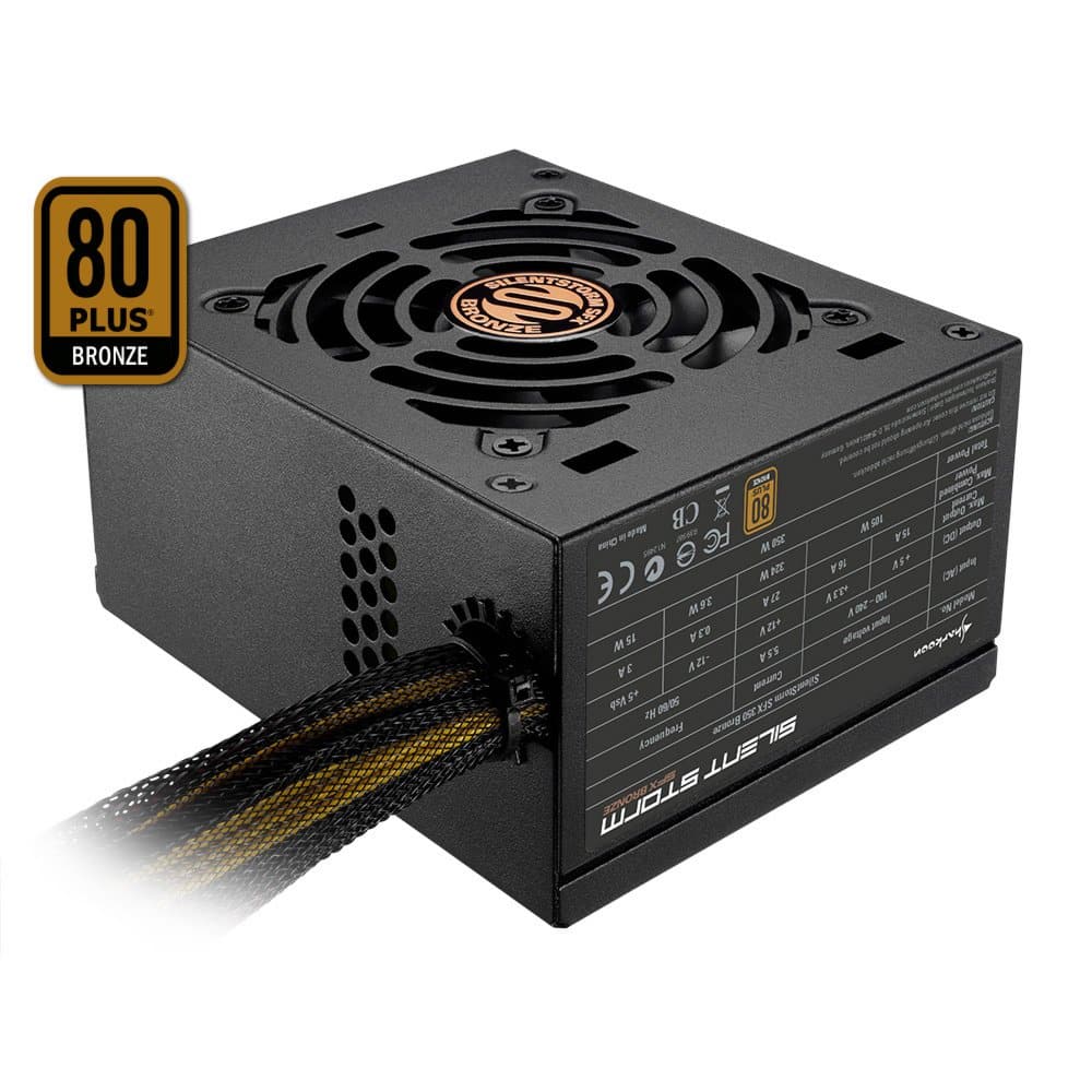 Sharkoon SilentStorm SFX Bronze power supply unit 450 W 20+4 pin ATX Zwart – 1