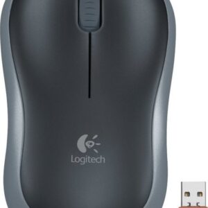 Logitech M185 | Draadloze Muis | Links- en Rechtshandig | RF | 1000 DPI | Zwart/Grijs