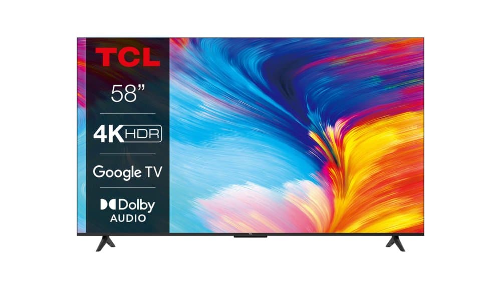 TCL 58P63 58Inch 3840×2160 (4K) 60Hz HDR10, Hybrid Log Gamm – 1