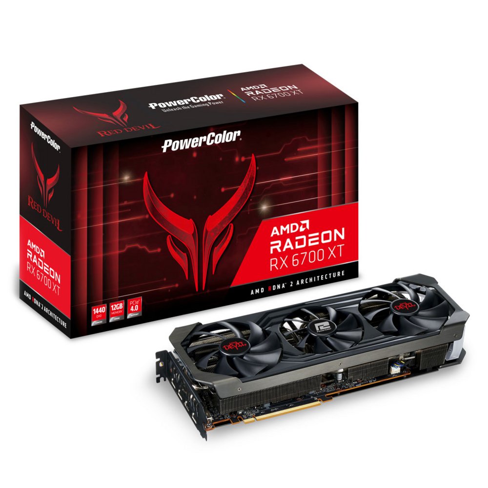 VGA PowerColor Red Devil AMD Radeon RX 6700XT 12 GB GDDR6 – 0 VGA PowerColor Red Devil AMD Radeon RX 6700XT 12 GB GDDR6 – 0