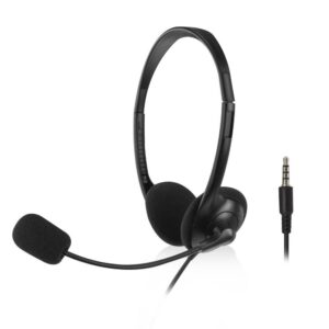 ACT AC9330 | On-Ear Headset met Microfoon | Zwart