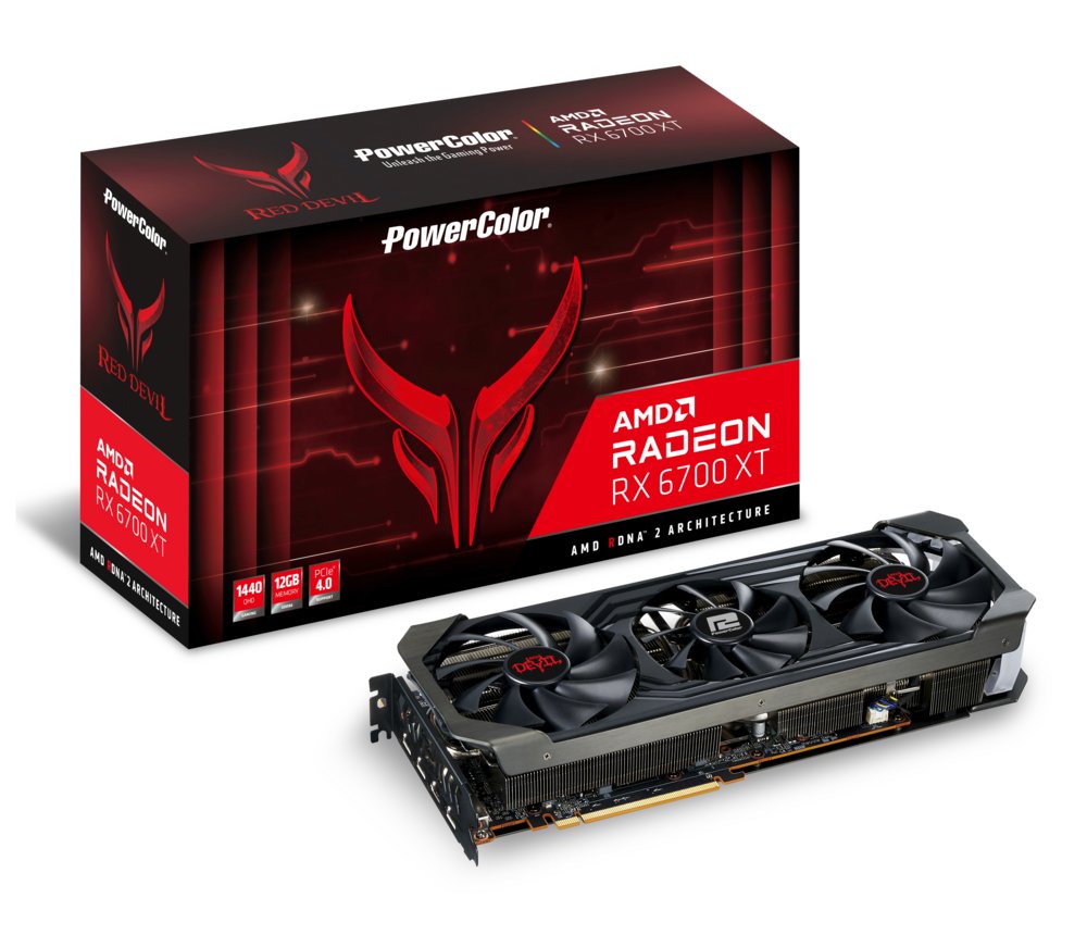 VGA PowerColor Red Devil AMD Radeon RX 6700XT 12 GB GDDR6 – 6 VGA PowerColor Red Devil AMD Radeon RX 6700XT 12 GB GDDR6 – 6
