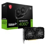 MSI VENTUS GEFORCE RTX 4060 TI 2X BLACK 16G OC videokaart NVIDIA 16 GB GDDR6