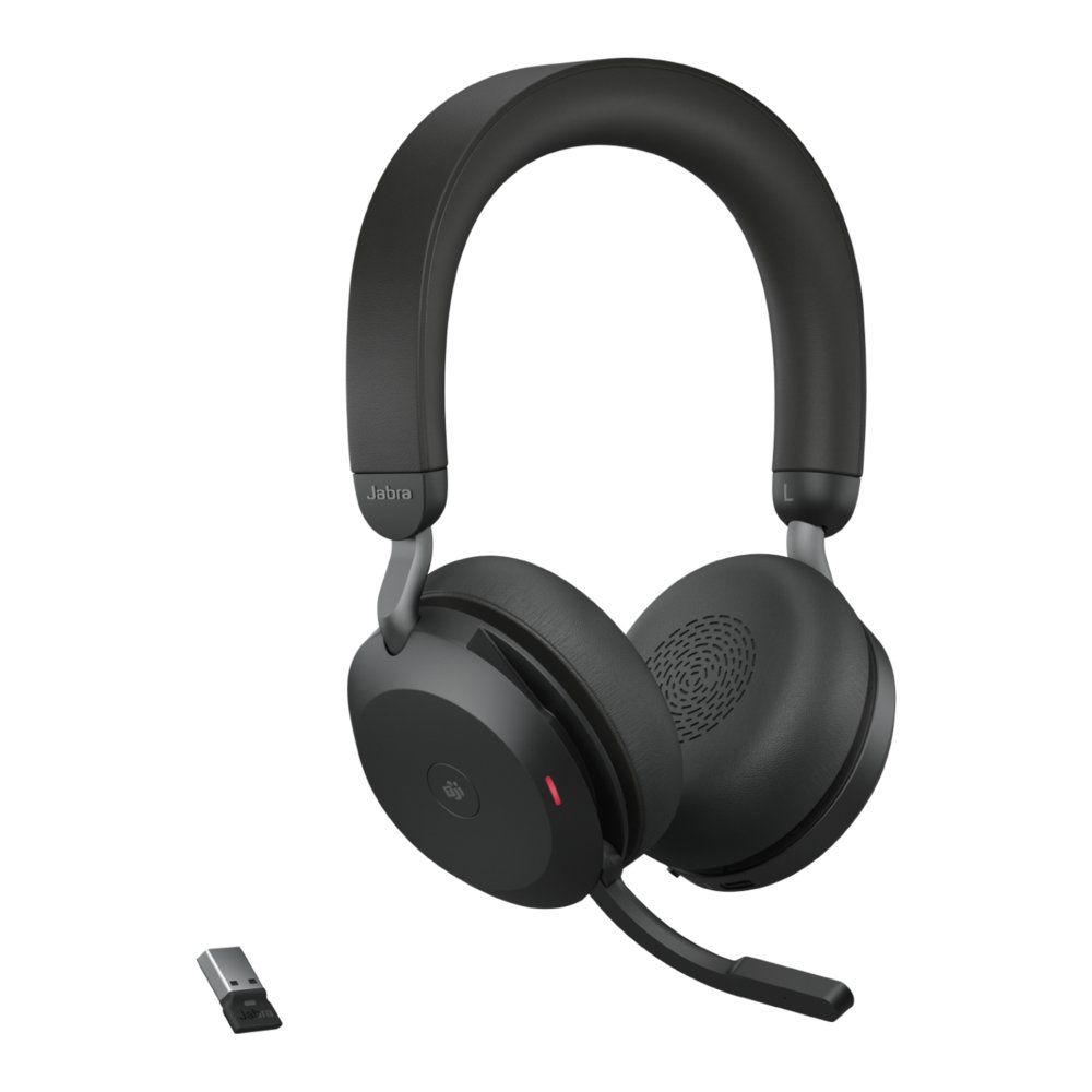 Jabra Evolve2 75 Headset Draadloos Hoofdband Kantoor/callcenter Bluetooth Zwart – 2 Jabra Evolve2 75 Headset Draadloos Hoofdband Kantoor/callcenter Bluetooth Zwart – 2