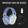 Logitech G G435 Headset Draadloos Hoofdband Gamen Bluetooth Wit – 14 Logitech G G435 Headset Draadloos Hoofdband Gamen Bluetooth Wit – 14