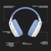 Logitech G G435 Headset Draadloos Hoofdband Gamen Bluetooth Wit – 16 Logitech G G435 Headset Draadloos Hoofdband Gamen Bluetooth Wit – 16