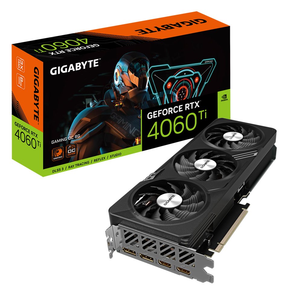 Gigabyte GeForce RTX 4060 Ti GAMING OC 8G NVIDIA GeForce RTX 4060 Ti 8 GB GDDR6 – 0 Gigabyte GeForce RTX 4060 Ti GAMING OC 8G NVIDIA GeForce RTX 4060 Ti 8 GB GDDR6 – 0