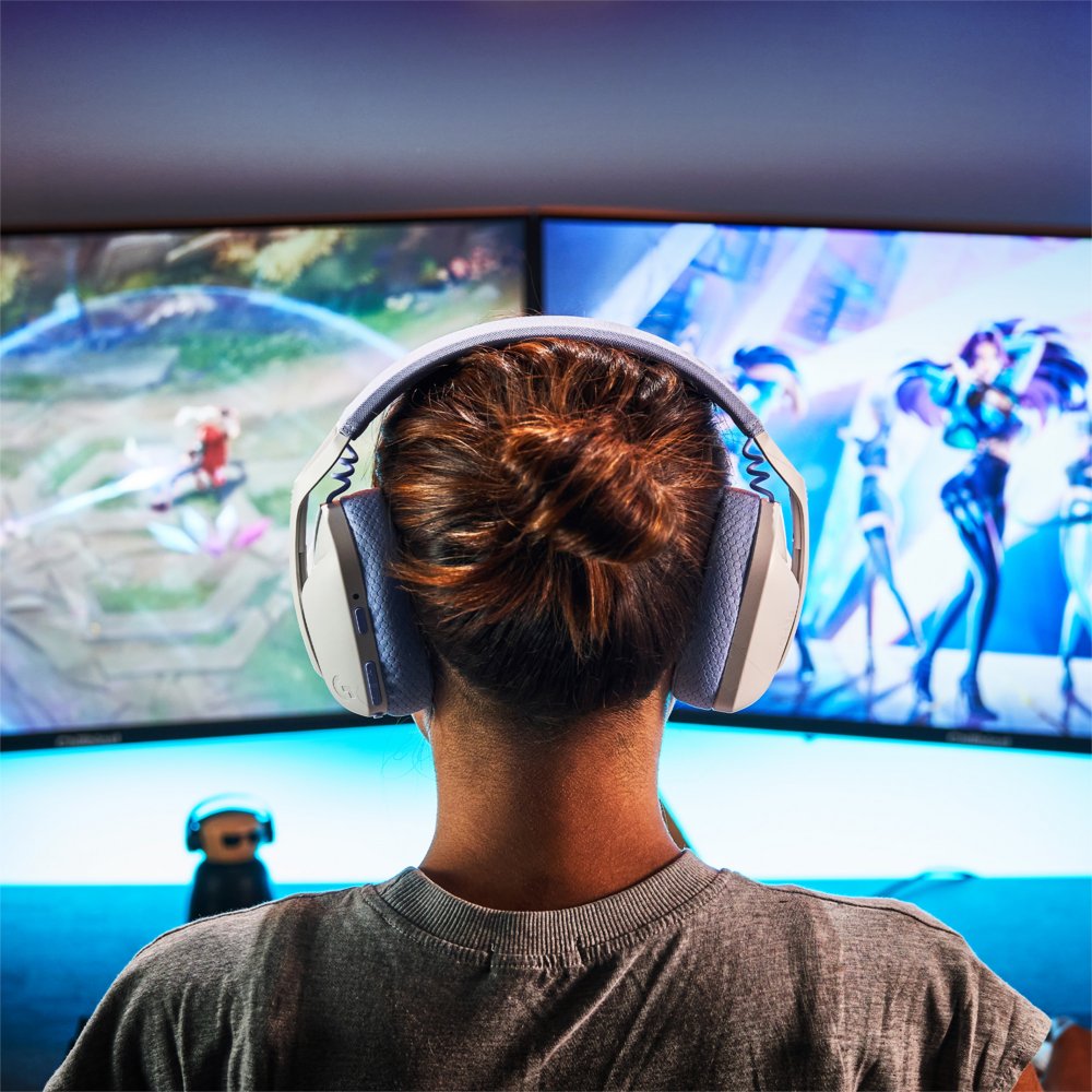 Logitech G G435 Headset Draadloos Hoofdband Gamen Bluetooth Wit – 1 Logitech G G435 Headset Draadloos Hoofdband Gamen Bluetooth Wit – 1