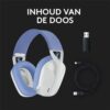Logitech G G435 Headset Draadloos Hoofdband Gamen Bluetooth Wit – 15 Logitech G G435 Headset Draadloos Hoofdband Gamen Bluetooth Wit – 15