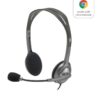 Logitech H111 Headset Hoofdband 3,5mm-connector Grijs – 2 Logitech H111 Headset Hoofdband 3,5mm-connector Grijs – 2