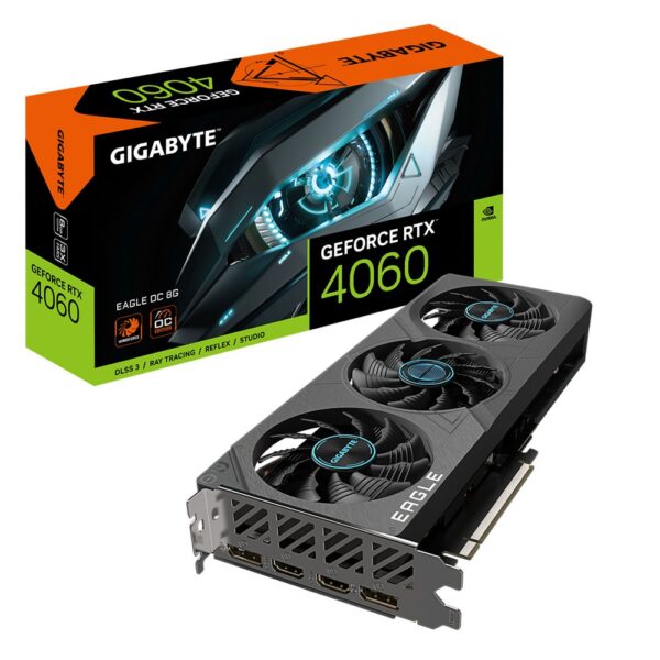 Gigabyte EAGLE GeForce RTX 4060 OC 8G NVIDIA 8 GB GDDR6 – 0 Gigabyte EAGLE GeForce RTX 4060 OC 8G NVIDIA 8 GB GDDR6 – 0
