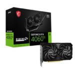 MSI VENTUS GEFORCE RTX 4060 TI 8G 2X BLACK E NVIDIA 8 GB GDDR6