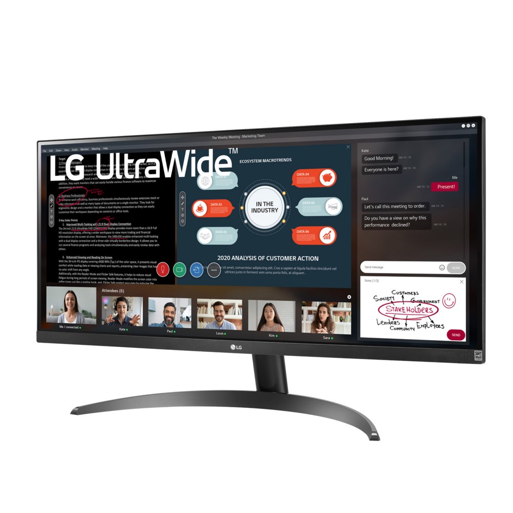 LG 29WP500-B computer monitor 73,7 cm (29″) 2560 x 1080 Pixels UltraWide Full HD LED Zwart – 1 LG 29WP500-B computer monitor 73,7 cm (29″) 2560 x 1080 Pixels UltraWide Full HD LED Zwart – 1