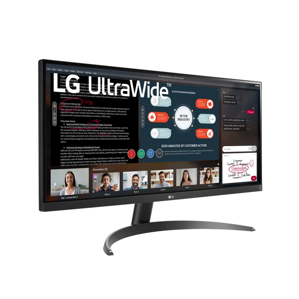 LG 29WP500-B computer monitor 73,7 cm (29″) 2560 x 1080 Pixels UltraWide Full HD LED Zwart – 3 LG 29WP500-B computer monitor 73,7 cm (29″) 2560 x 1080 Pixels UltraWide Full HD LED Zwart – 3