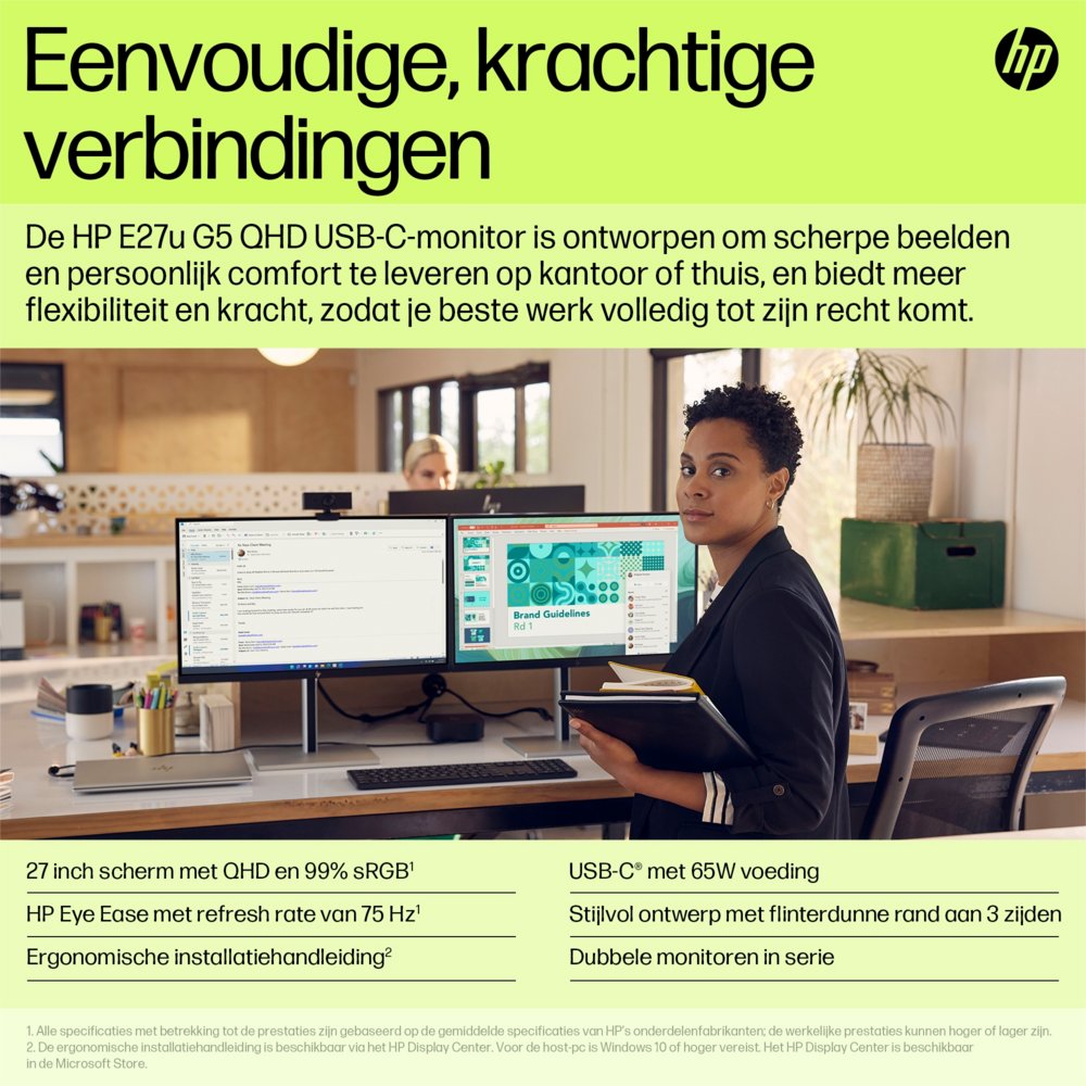 HP E27u G5 QHD USB C-monitor – 13 HP E27u G5 QHD USB C-monitor – 13
