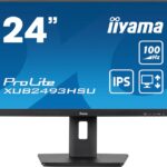 Iiyama ProLite XUB2493HSU-B6 24'' | 1920x1080 IPS | 100Hz | AdaptiveSync | USB-Hub | In hoogte verstelbaar | Full HD Monitor