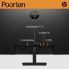 MON HP V27i 27Inch G5 IPS Zwart 75HZ DisplayPort, HDMI, VGA – 6