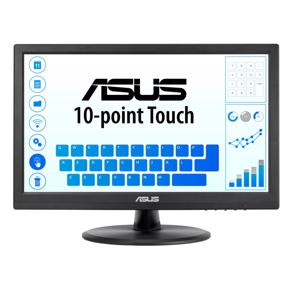 ASUS VT168HR computer monitor 39,6 cm (15.6″) 1366 x 768 Pixels WXGA LED Touchscreen Zwart – 0 ASUS VT168HR computer monitor 39,6 cm (15.6″) 1366 x 768 Pixels WXGA LED Touchscreen Zwart – 0
