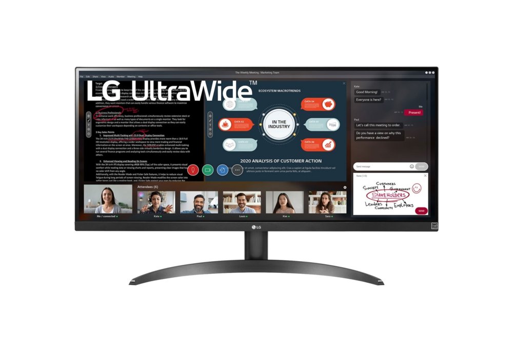LG 29WP500-B computer monitor 73,7 cm (29″) 2560 x 1080 Pixels UltraWide Full HD LED Zwart – 0 LG 29WP500-B computer monitor 73,7 cm (29″) 2560 x 1080 Pixels UltraWide Full HD LED Zwart – 0