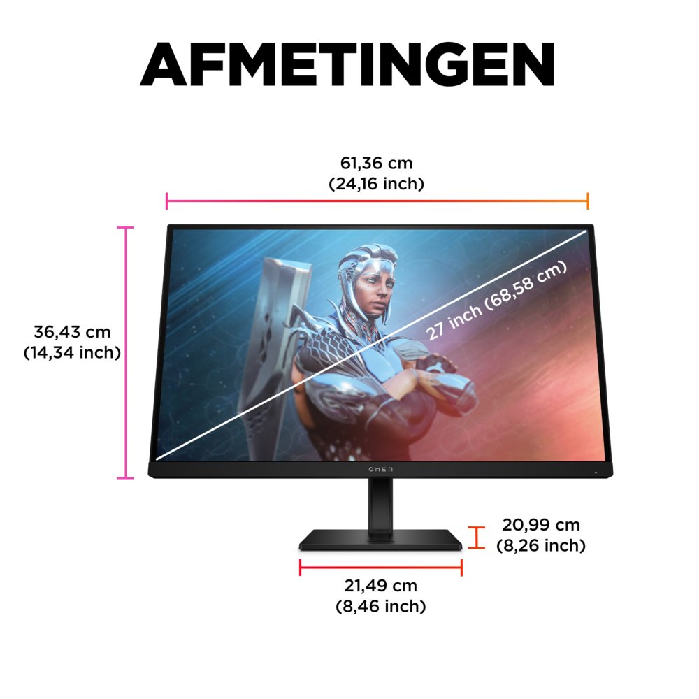 MON HP Omen 27Inch IPS 165Hz DisplayPort, 2x HDMI 1ms – 7 MON HP Omen 27Inch IPS 165Hz DisplayPort, 2x HDMI 1ms – 7