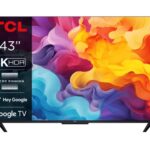 TCL 43V6B 43'' | Ultra HD 4K | LED Smart TV | Wifi | Google TV | HDR10 | 50Hz