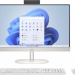 HP AIO 24 FHD IPS R5-7520U 8GB-DDR5 512GB W11 White KB+Mouse