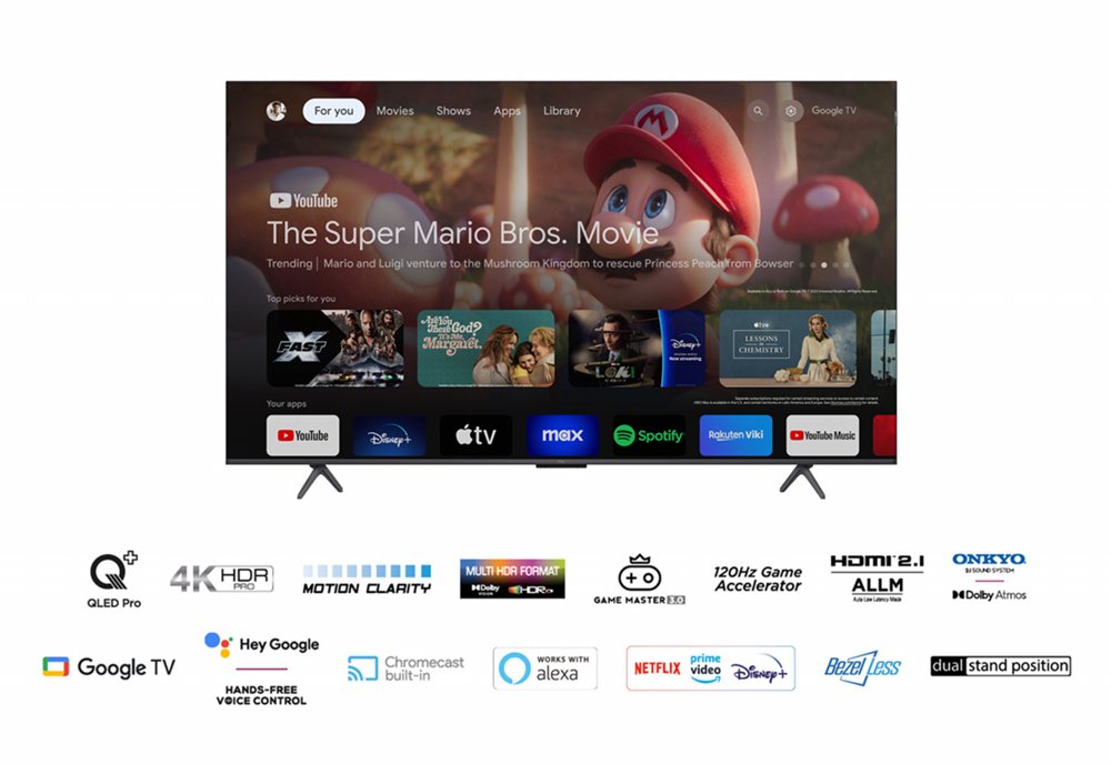 TCL 75C69B | 75” Ultra HD 4K | QLED Smart TV | Wifi | Google TV | Dolby Vision | 60Hz – 2