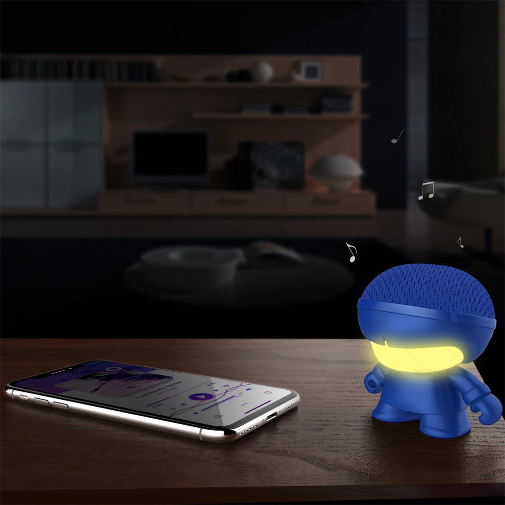 Xoopar | Mini Xboy Portable Bluetooth Speaker | LED Blauw – 1